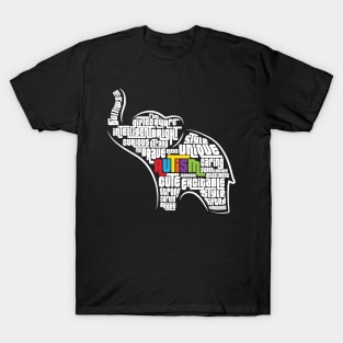 'Autism Awareness Elephant' Awesome Autism Awareness T-Shirt